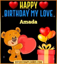 GIF Gif Happy Birthday My Love Amada